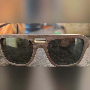 Gold And Wood Ashbury Sunglasses